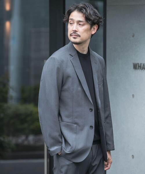 URBAN RESEARCH DOORS(アーバンリサーチドアーズ)の「LIFE STYLE TAILOR 4WAYストレッチツイルコンフォータブルジャケット(その他アウター・メンズ・ネイビー/グレー系その他/キャメル・MEDIUM/X-LARGE/LARGE/SMALL)」の17枚目の写真