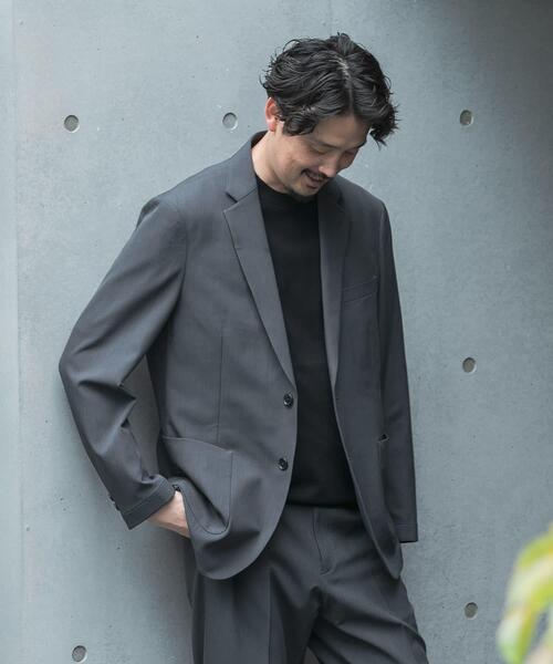 URBAN RESEARCH DOORS(アーバンリサーチドアーズ)の「LIFE STYLE TAILOR 4WAYストレッチツイルコンフォータブルジャケット(その他アウター・メンズ・ネイビー/グレー系その他/キャメル・MEDIUM/X-LARGE/LARGE/SMALL)」の19枚目の写真