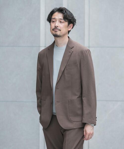 URBAN RESEARCH DOORS(アーバンリサーチドアーズ)の「LIFE STYLE TAILOR 4WAYストレッチツイルコンフォータブルジャケット(その他アウター・メンズ・ネイビー/グレー系その他/キャメル・MEDIUM/X-LARGE/LARGE/SMALL)」の13枚目の写真