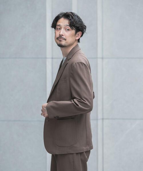URBAN RESEARCH DOORS(アーバンリサーチドアーズ)の「LIFE STYLE TAILOR 4WAYストレッチツイルコンフォータブルジャケット(その他アウター・メンズ・ネイビー/グレー系その他/キャメル・MEDIUM/X-LARGE/LARGE/SMALL)」の12枚目の写真