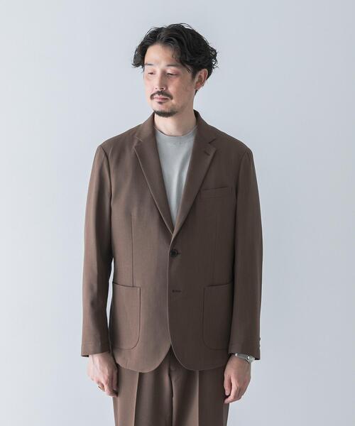 URBAN RESEARCH DOORS(アーバンリサーチドアーズ)の「LIFE STYLE TAILOR 4WAYストレッチツイルコンフォータブルジャケット(その他アウター・メンズ・ネイビー/グレー系その他/キャメル・MEDIUM/X-LARGE/LARGE/SMALL)」の8枚目の写真