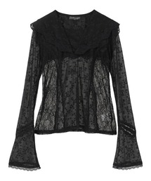 Candy Stripper | LACY SAILOR COLLAR トップス(Tシャツ/カットソー)