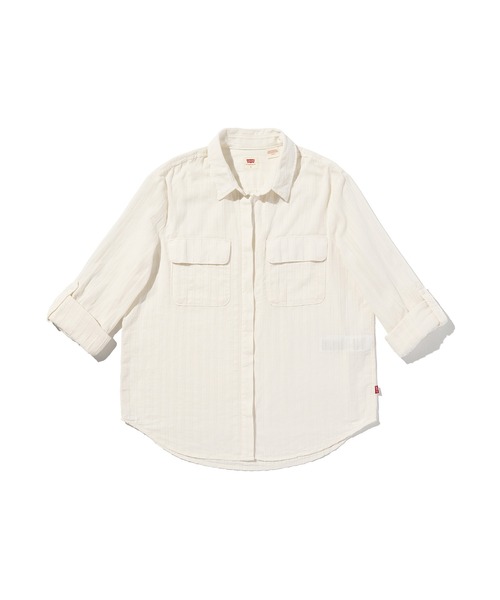 Levi's(リーバイス)の「Levi's/リーバイス エレイン ユーティリティシャツ(シャツ/ブラウス・レディース・ホワイト・XS/S/M)」の4枚目の写真