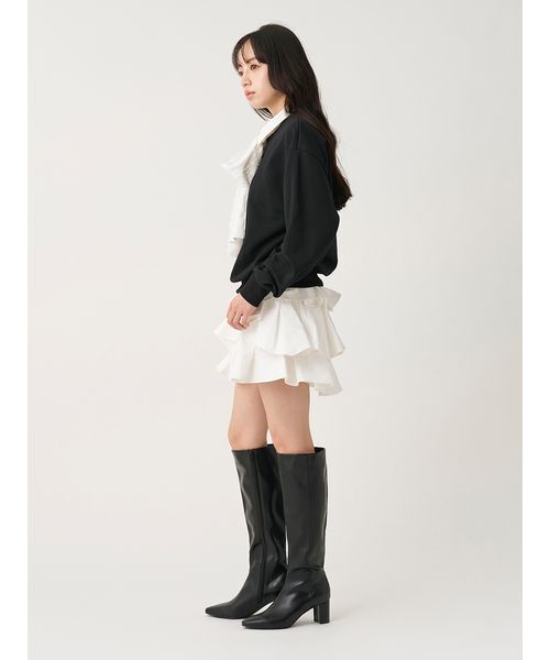 SNIDEL(スナイデル)の「【USAGI ONLINE/ZOZO TOWN限定】エンブロイダリーボウタイスウェット(スウェット・レディース・グレー/ネイビー/キャメル/ブラック・F)」の20枚目の写真
