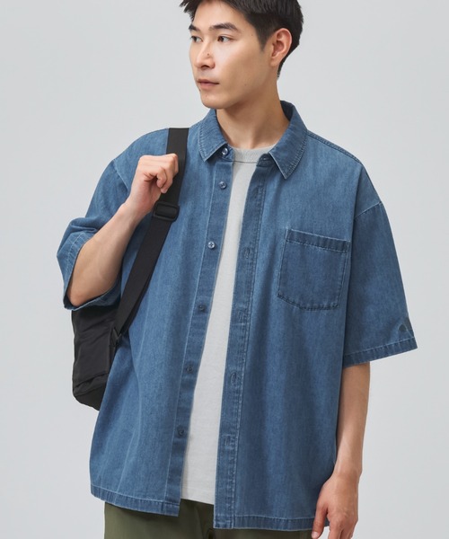セール】【別注】アディダス adidas M COOL DENIM S/S シャツ AP 限定