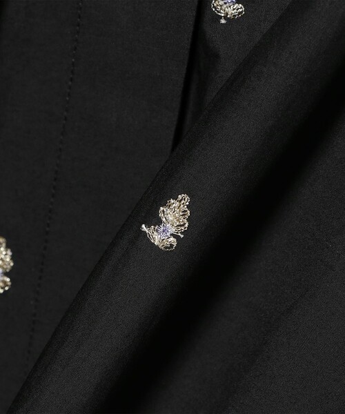 Demi-Luxe BEAMS(デミルクス ビームス)の「ne Quittez pas / ビンディ シャツ ワンピース(ワンピース・レディース・ブラック・MEDIUM)」の9枚目の写真