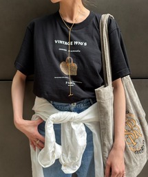 Scrap Book | 【ANGE IN DISGUISE】LEOPARD BAG Tシャツ(Tシャツ/カットソー)
