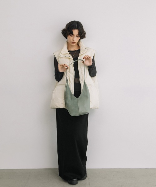 Beau're(ヴュレ)の「BEAURE スエードコンビ ワンショルダーバッグ(ショルダーバッグ・レディース・ブラック/ワインレッド/オリーブ/ブラウン系その他・FREE)」の18枚目の写真