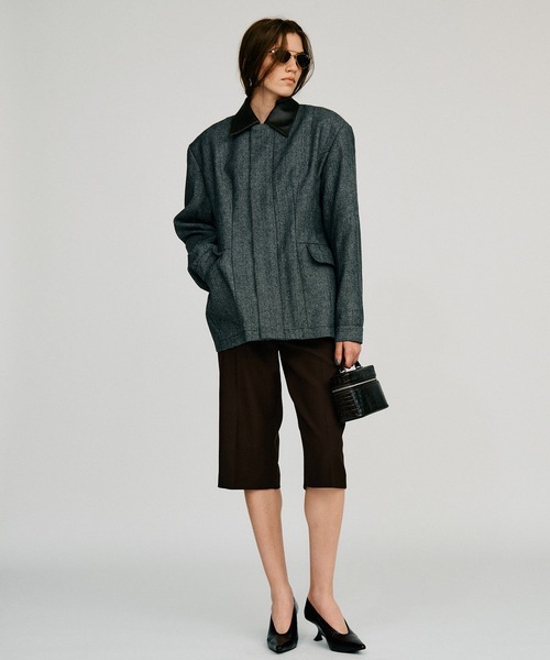 PRANK PROJECT(プランクプロジェクト)の「【2026Autumn Pre-Order】ウールアワーグラスバーンジャケット / Wool Hourglass Barn Jacket(ブルゾン・レディース・グレー・FREE)」の11枚目の写真