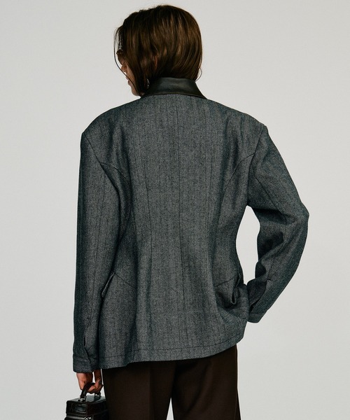 PRANK PROJECT(プランクプロジェクト)の「【2026Autumn Pre-Order】ウールアワーグラスバーンジャケット / Wool Hourglass Barn Jacket(ブルゾン・レディース・グレー・FREE)」の15枚目の写真