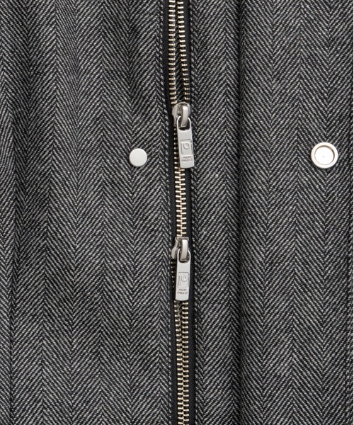 PRANK PROJECT(プランクプロジェクト)の「【2026Autumn Pre-Order】ウールアワーグラスバーンジャケット / Wool Hourglass Barn Jacket(ブルゾン・レディース・グレー・FREE)」の6枚目の写真