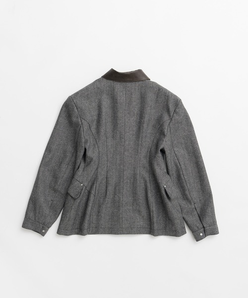 PRANK PROJECT(プランクプロジェクト)の「【2026Autumn Pre-Order】ウールアワーグラスバーンジャケット / Wool Hourglass Barn Jacket(ブルゾン・レディース・グレー・FREE)」の3枚目の写真