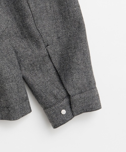 PRANK PROJECT(プランクプロジェクト)の「【2026Autumn Pre-Order】ウールアワーグラスバーンジャケット / Wool Hourglass Barn Jacket(ブルゾン・レディース・グレー・FREE)」の8枚目の写真