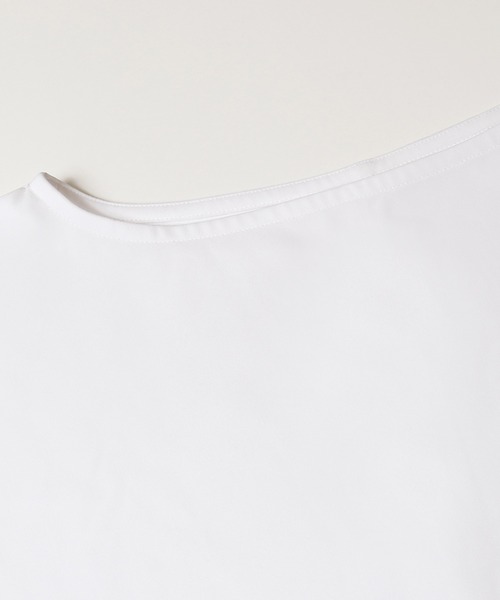 coca(coca)(コカ)の「\接触冷感/とろみツイル ハーフスリーブトップス(Tシャツ/カットソー・レディース・ブラック/ホワイト・S/M/L)」の16枚目の写真