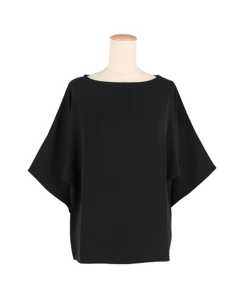 coca(coca)(コカ)の「\接触冷感/とろみツイル ハーフスリーブトップス(Tシャツ/カットソー・レディース・ブラック/ホワイト・S/M/L)」の20枚目の写真