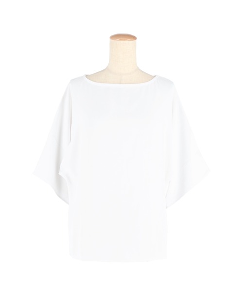 coca(coca)(コカ)の「\接触冷感/とろみツイル ハーフスリーブトップス(Tシャツ/カットソー・レディース・ブラック/ホワイト・S/M/L)」の21枚目の写真