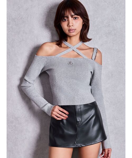 GYDA(ジェイダ)の「ハイウエストフェイクレザースカートライクショートパンツ(スカート・レディース・ブラック・SMALL/MEDIUM/X-SMALL)」の12枚目の写真
