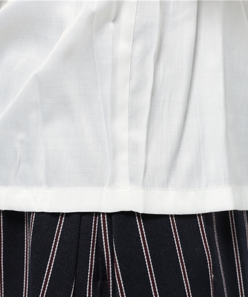 mystic(ミスティック)の「【mystic】タックブラウス(シャツ/ブラウス・レディース・ベージュ/オフホワイト/ミント/ピンク・フリ-)」の6枚目の写真