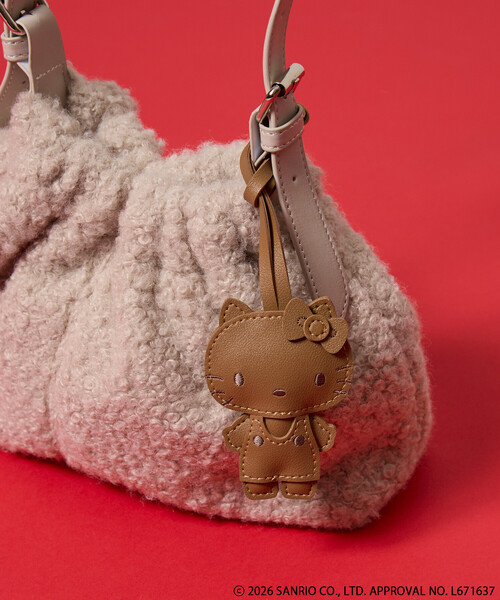 FREAK'S STORE(フリークスストア)の「SANRIO/サンリオ ”HELLO KITTY'レザレット マスコット チャーム/マスコット キーホルダー/キーチャーム/ハローキティ(キーホルダー・レディース・ブラウン/ブラック・フリ-)」の10枚目の写真