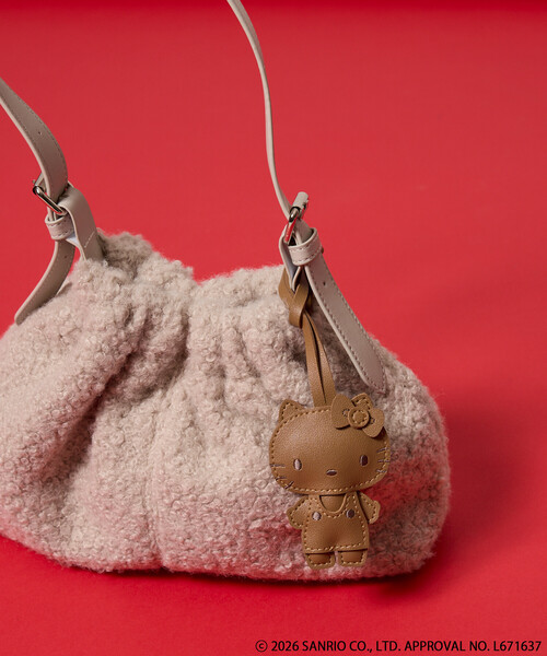 FREAK'S STORE(フリークスストア)の「SANRIO/サンリオ ”HELLO KITTY'レザレット マスコット チャーム/マスコット キーホルダー/キーチャーム/ハローキティ(キーホルダー・レディース・ブラウン/ブラック・フリ-)」の12枚目の写真