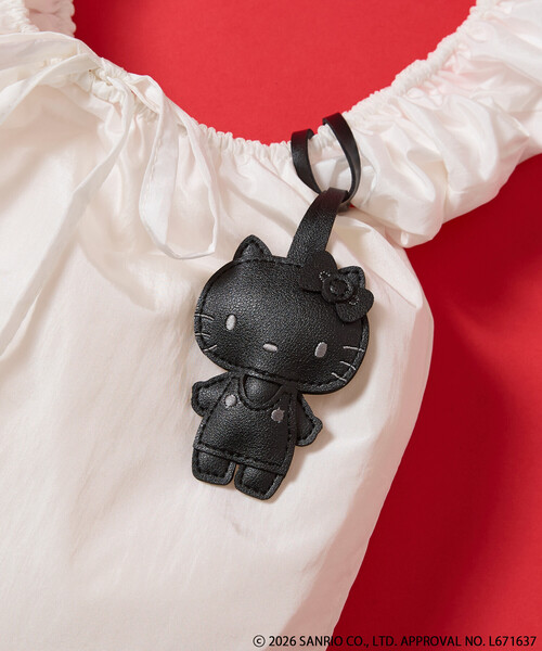 FREAK'S STORE(フリークスストア)の「SANRIO/サンリオ ”HELLO KITTY'レザレット マスコット チャーム/マスコット キーホルダー/キーチャーム/ハローキティ(キーホルダー・レディース・ブラウン/ブラック・フリ-)」の13枚目の写真