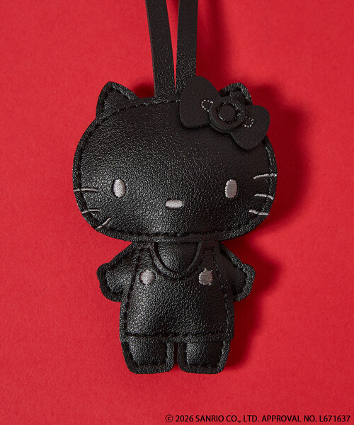 FREAK'S STORE(フリークスストア)の「SANRIO/サンリオ ”HELLO KITTY'レザレット マスコット チャーム/マスコット キーホルダー/キーチャーム/ハローキティ(キーホルダー・レディース・ブラウン/ブラック・フリ-)」の7枚目の写真