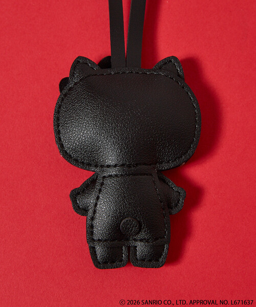FREAK'S STORE(フリークスストア)の「SANRIO/サンリオ ”HELLO KITTY'レザレット マスコット チャーム/マスコット キーホルダー/キーチャーム/ハローキティ(キーホルダー・レディース・ブラウン/ブラック・フリ-)」の8枚目の写真