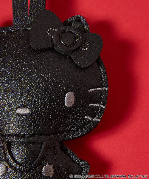 FREAK'S STORE(フリークスストア)の「SANRIO/サンリオ ”HELLO KITTY'レザレット マスコット チャーム/マスコット キーホルダー/キーチャーム/ハローキティ(キーホルダー・レディース・ブラウン/ブラック・フリ-)」の9枚目の写真