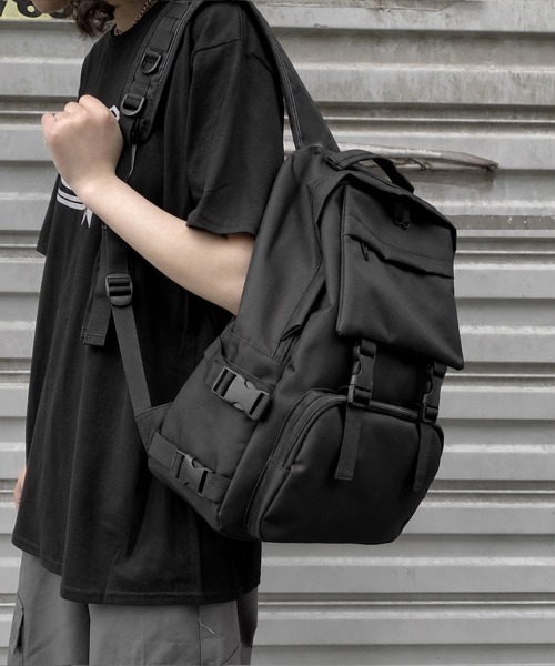 Miniministore(ミニミニストア)の「リュック大容量バックパック軽量デイバッグ(バックパック/リュック・レディース・ブラック・FREE)」の3枚目の写真