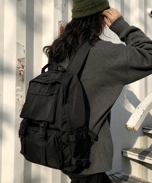 Miniministore(ミニミニストア)の「リュック大容量バックパック軽量デイバッグ(バックパック/リュック・レディース・ブラック・FREE)」の6枚目の写真