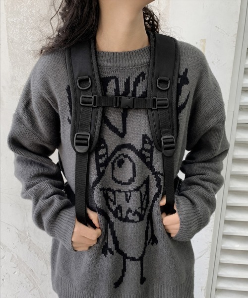 Miniministore(ミニミニストア)の「リュック大容量バックパック軽量デイバッグ(バックパック/リュック・レディース・ブラック・FREE)」の8枚目の写真