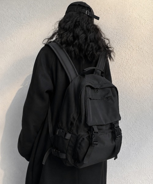 Miniministore(ミニミニストア)の「リュック大容量バックパック軽量デイバッグ(バックパック/リュック・レディース・ブラック・FREE)」の9枚目の写真