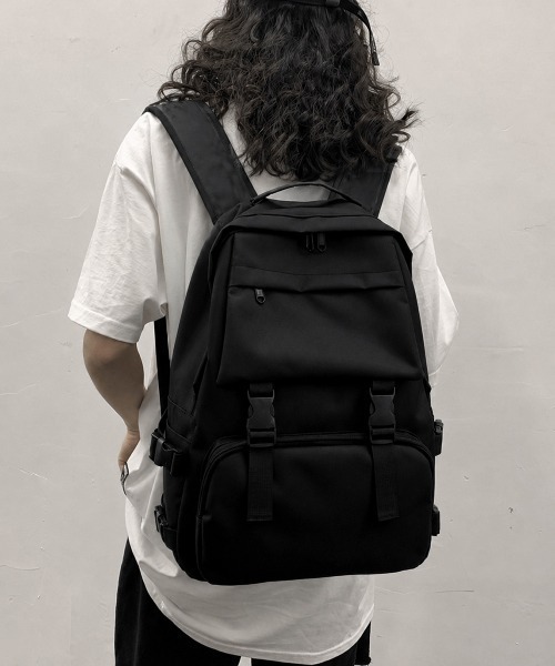 Miniministore(ミニミニストア)の「リュック大容量バックパック軽量デイバッグ(バックパック/リュック・レディース・ブラック・FREE)」の12枚目の写真