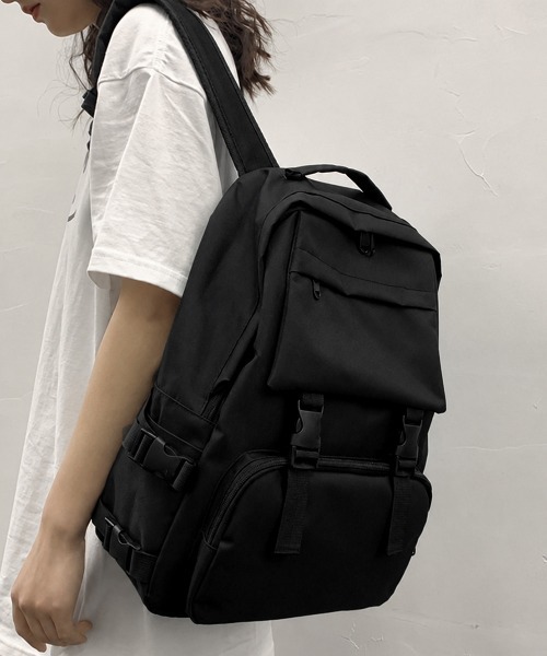 Miniministore(ミニミニストア)の「リュック大容量バックパック軽量デイバッグ(バックパック/リュック・レディース・ブラック・FREE)」の13枚目の写真