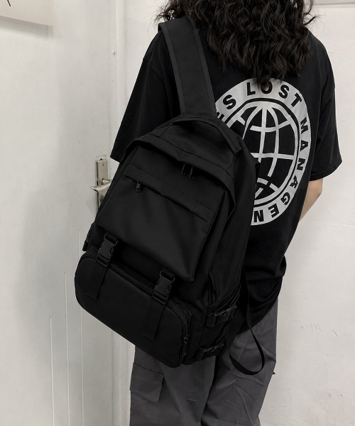 Miniministore(ミニミニストア)の「リュック大容量バックパック軽量デイバッグ(バックパック/リュック・レディース・ブラック・FREE)」の19枚目の写真