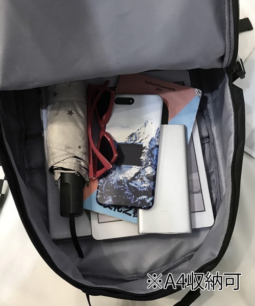 Miniministore(ミニミニストア)の「リュック大容量バックパック軽量デイバッグ(バックパック/リュック・レディース・ブラック・FREE)」の21枚目の写真