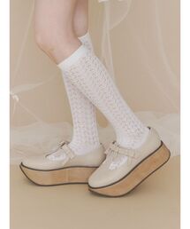 merry jenny | ribbon tstrap shoes(バレエシューズ)