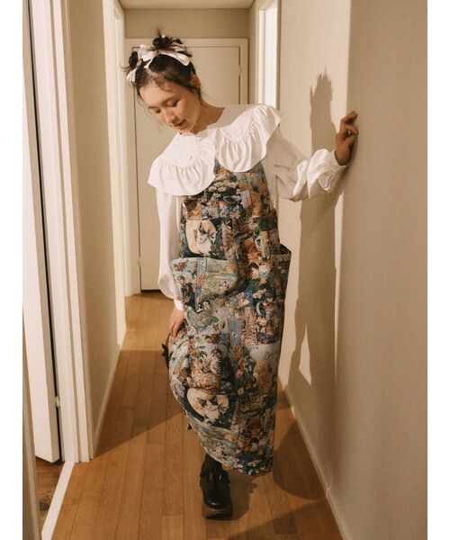 merry jenny(メリージェニー)の「ribbon tstrap shoes(バレエシューズ・レディース・ボルドー/アイボリー/ブラック・MEDIUM/LARGE)」の13枚目の写真