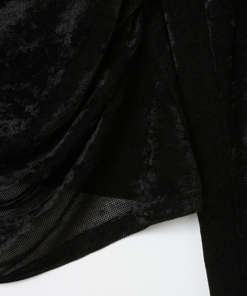 PAGEBOY(ページボーイ)の「ベロアドレープロングスリーブ(Tシャツ/カットソー・レディース・ダークブラウン/ターコイズブルー/ブラック・FREE)」の20枚目の写真