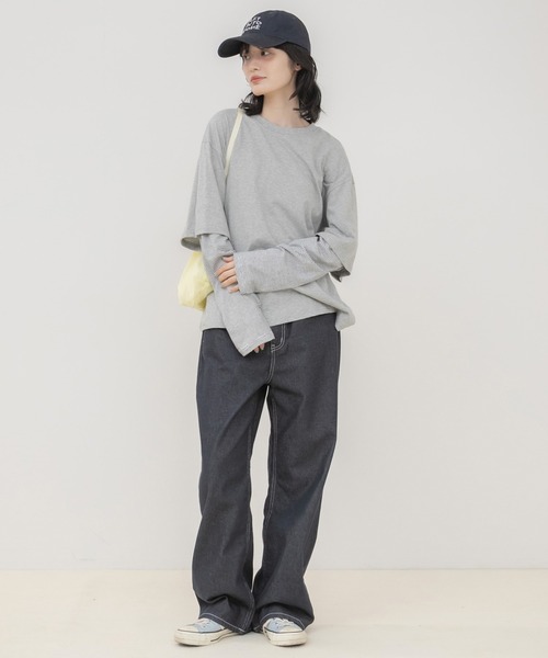 HEILIS(ヘイリス)の「リップストップナイロンショルダーバッグ/ ショルダーバッグ レディース ワンショルダー 斜め掛け 軽量 ナイロンバッグ カジュアル デイリー 旅行 お出かけ 韓国ファッション シンプル A5 ペットボトル収納 アウトドア 秋 秋服 秋コーデ 秋冬 長袖コーデ ニットコーデ スウェット パーカー ライトアウター アイボリー ブラック イエロー(ショルダーバッグ・レディース・イエロー/アイボリー/ブラック・FREE)」の19枚目の写真