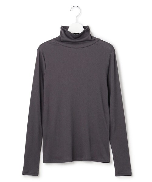 23区（ニジュウサンク）の「コットンシルク タートルネック カットソー（Tシャツ/カットソー・レディース・グレー系/ベージュ系/ホワイト系/ブラック系・40/38）」の18枚目の写真
