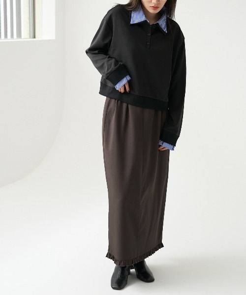 model：163cm / size：F