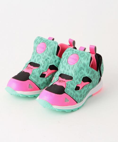 Reebok（リーボック）の「「WEB限定」Reebok(リーボック)バーサポンプフューリ◆（スニーカー・キッズ・ライム/ブラック/オレンジ/ターコイズブルー・13cm/14cm/16cm/15cm）」の4枚目の写真