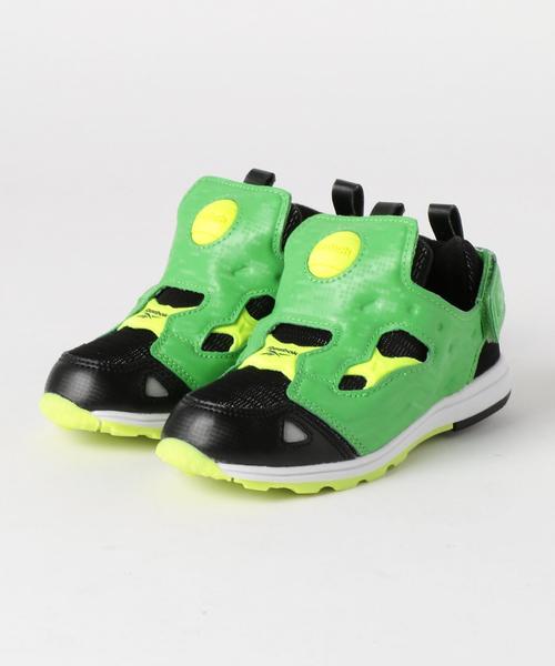 Reebok（リーボック）の「「WEB限定」Reebok(リーボック)バーサポンプフューリ◆（スニーカー・キッズ・ライム/ブラック/オレンジ/ターコイズブルー・13cm/14cm/16cm/15cm）」の3枚目の写真