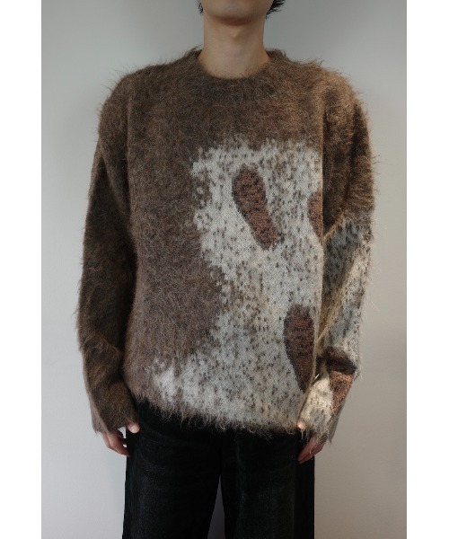 SHINYAKOZUKA(シンヤコヅカ)の「winter path(ISSUE#9)(ニット/セーター・メンズ・ブラック系その他/ブラウン系その他・SMALL/MEDIUM/LARGE)」の2枚目の写真
