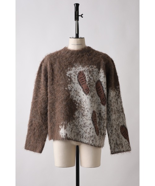 SHINYAKOZUKA(シンヤコヅカ)の「winter path(ISSUE#9)(ニット/セーター・メンズ・ブラック系その他/ブラウン系その他・SMALL/MEDIUM/LARGE)」の7枚目の写真