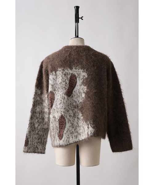 SHINYAKOZUKA(シンヤコヅカ)の「winter path(ISSUE#9)(ニット/セーター・メンズ・ブラック系その他/ブラウン系その他・SMALL/MEDIUM/LARGE)」の9枚目の写真