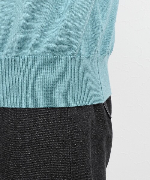 NOLLEY’S(ノーリーズ)の「ハイゲージウォッシャブルニットタートルネック 26AW(ニット/セーター・メンズ・グレイッシュブルー/ライトグレー/ボルドー/ネイビー・S/M/L)」の21枚目の写真