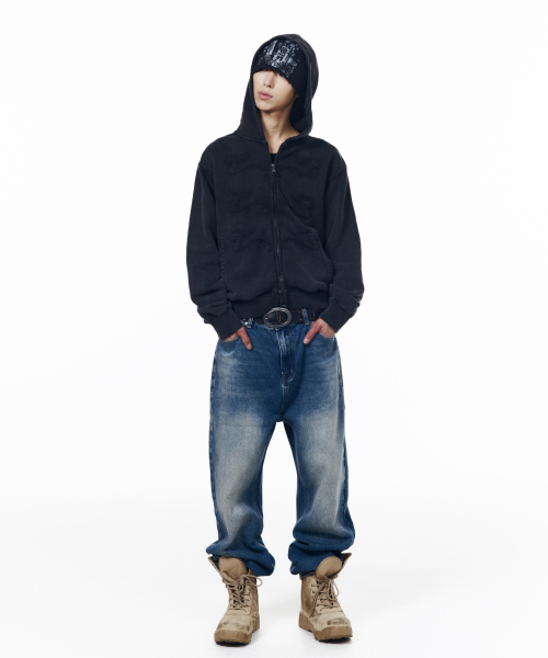 AAKAM（アーカム）の「Napoleon Corded Zip-Up Hoodie (Black)（パーカー・レディース・その他・1/2）」の6枚目の写真