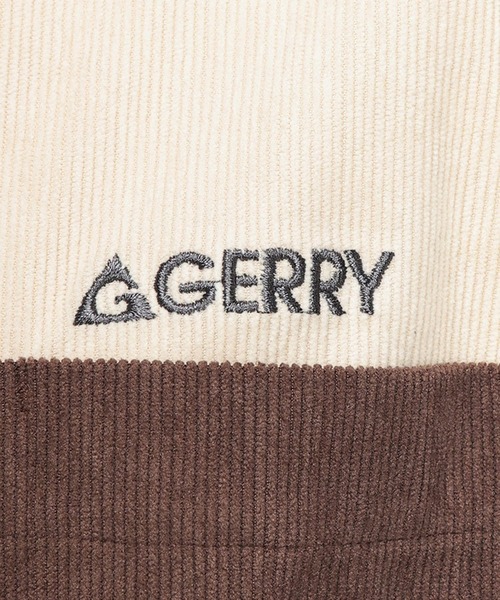 GERRY(ジェリー)の「GERRY (ジェリー) コーデュロイ 長袖 シャツ メンズ レディース ワンポイントロゴ 刺繍 羽織り(シャツ/ブラウス・メンズ・アイボリー/ブラウン/ダークグレー/マルチ・M/L/LL)」の15枚目の写真